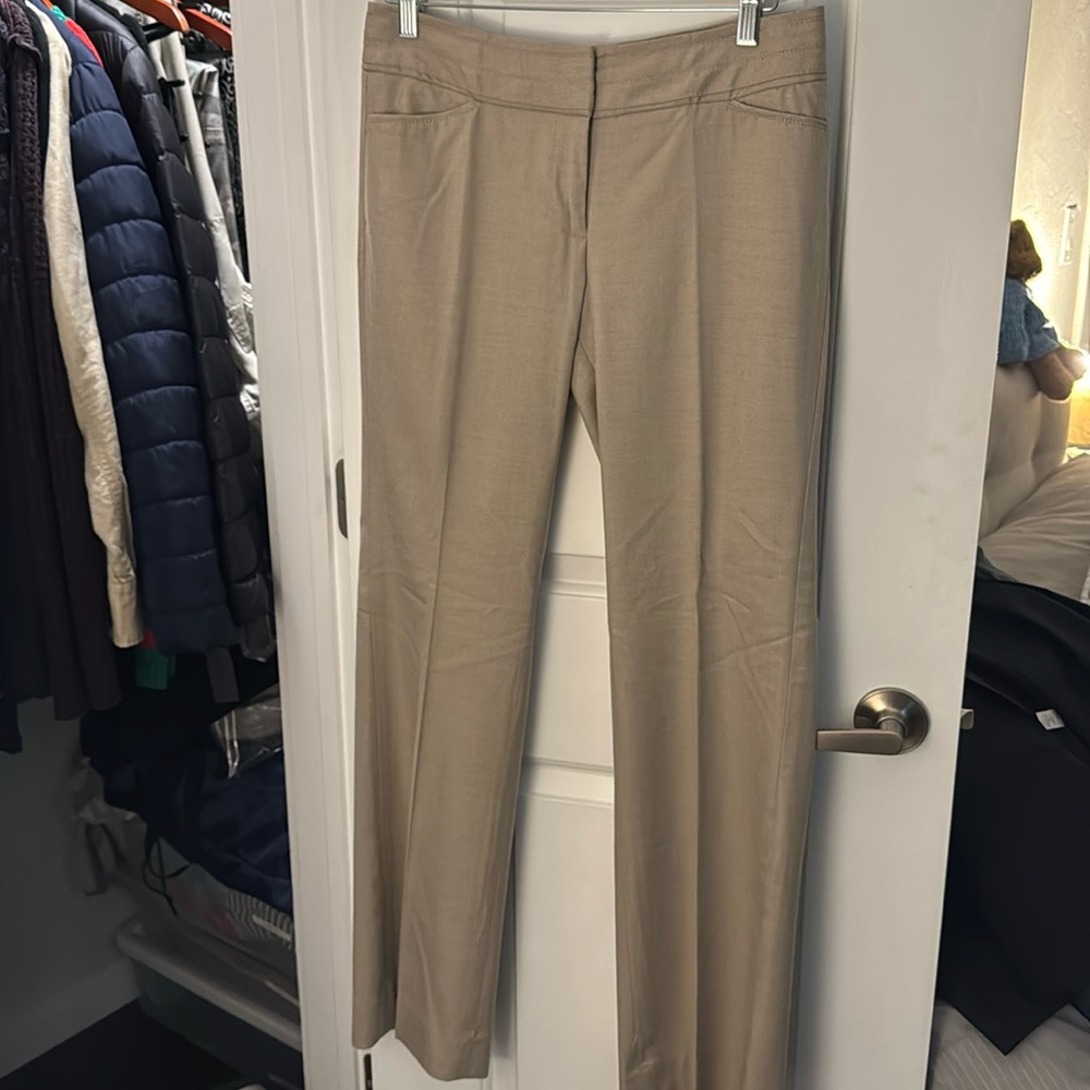 Linen Blend Dress Slacks